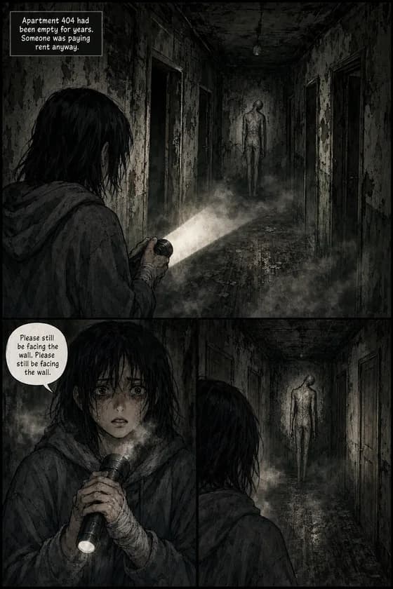 Dark Webtoon drawing style sample