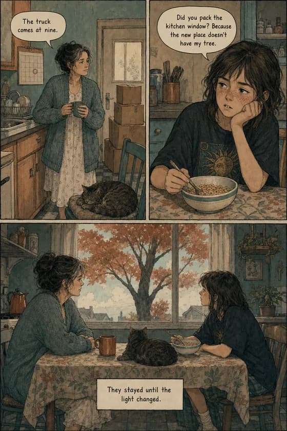 Indie Graphic Novel drawing style sample