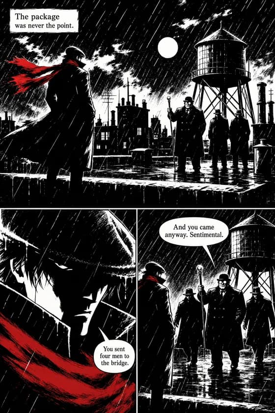 Ink Noir drawing style sample