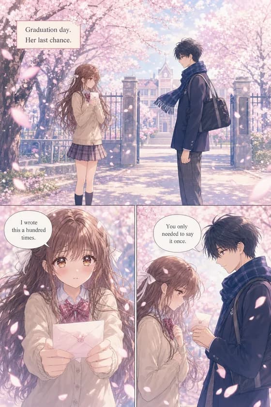 Romance Shoujo drawing style sample